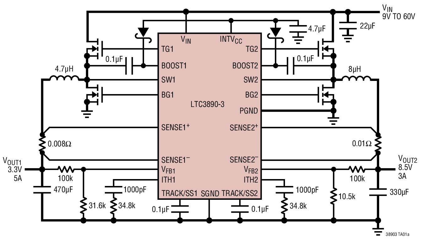 LTC3890-3Ӧͼһ